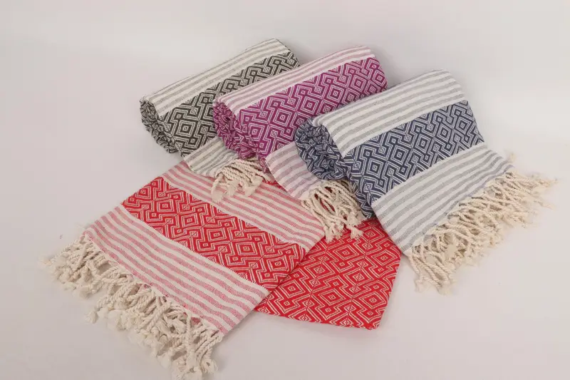 Gift For Her, Guest Towel, Beach Size Towel, Bachelorette Favor, Beach Towel Gift, Personalized Gift, 70x40 Cotton Diamond Towel, Pool Towels - 5