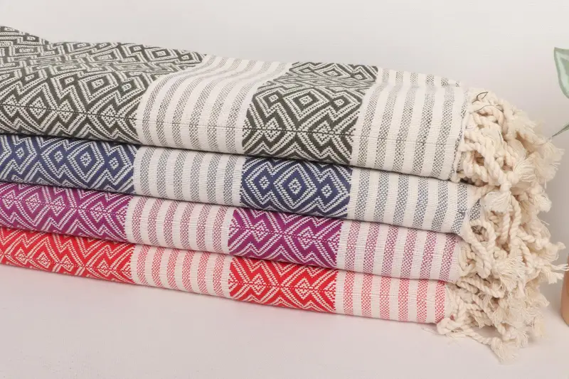 Gift For Her, Guest Towel, Beach Size Towel, Bachelorette Favor, Beach Towel Gift, Personalized Gift, 70x40 Cotton Diamond Towel, Pool Towels - 2