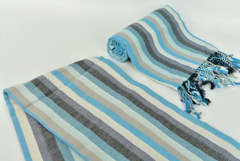 Handmade Gift, Personalize Gift, Gift For Him, Bath towel, Best Friend Wedding Gift, Turkish bath towel for spa, 70x36 Cotton Striped Towel - 7