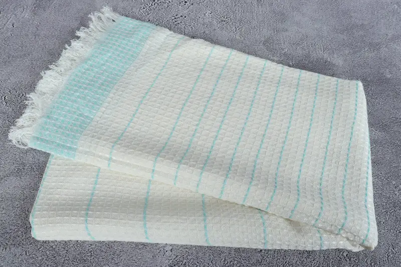 Valentines Day Gift Idea, Personalized Bridesmaid Gift, Personalized Turkish Towel, Thin towel, 70x40 Cotton Waffle Towel, Summer Gift Ideas - 6