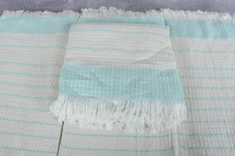 Valentines Day Gift Idea, Personalized Bridesmaid Gift, Personalized Turkish Towel, Thin towel, 70x40 Cotton Waffle Towel, Summer Gift Ideas - 4
