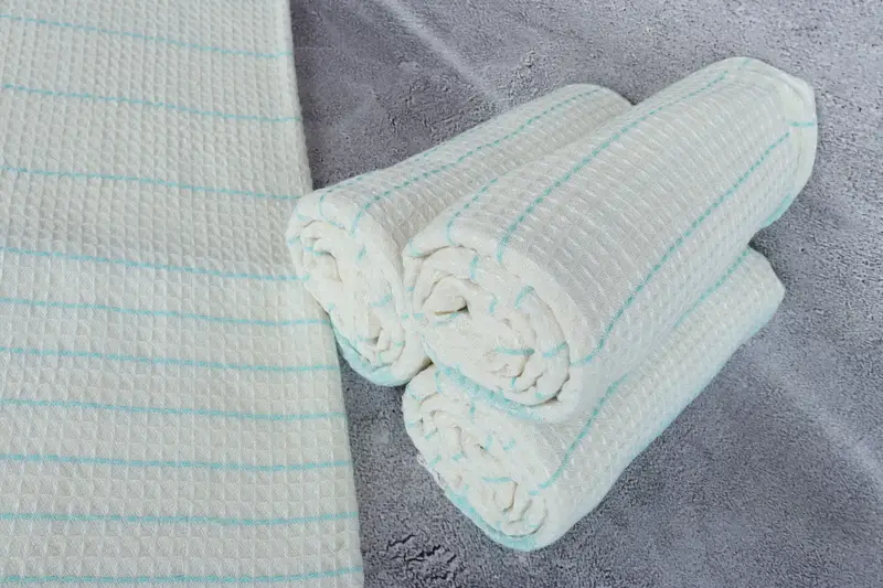 Valentines Day Gift Idea, Personalized Bridesmaid Gift, Personalized Turkish Towel, Thin towel, 70x40 Cotton Waffle Towel, Summer Gift Ideas - 8