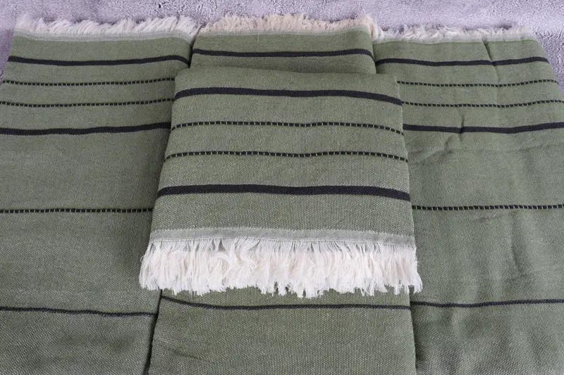 70x40 Cotton Striped Towel, Bride Gift, Custom Wedding Towel, Quick-Dry Beach Towel, Lightweight towel, Bachelorette Party Gifts Bridesmaids - 4