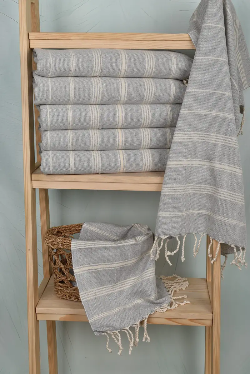 Personalized Gift, Monogram Towels, Kitchen Towel, Monogram Kitchen Towel, Bachelorette Party Gifts, 38x24 Cotton Striped Towel, Bulk Order Towel - 3