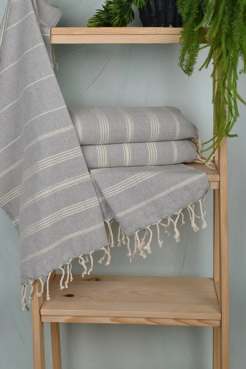 Personalized Gift, Monogram Towels, Kitchen Towel, Monogram Kitchen Towel, Bachelorette Party Gifts, 38x24 Cotton Striped Towel, Bulk Order Towel - 6