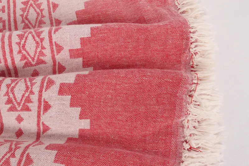Turkish Blanket, Personalized Blanket, 92x80 Cotton Kilim Towel, House Warming Gift, Woven Blanket, Bachelorette Party Gifts For Bride - 8
