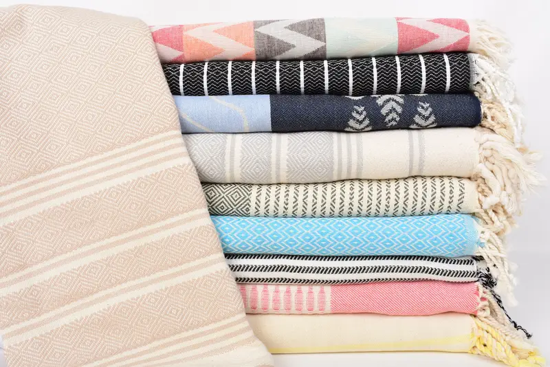 Beach Towel Bulk, Bachelor Party Gifts, Personalized Bridesmaid Gift, Guest Towel, 70x40 Cotton Set of 10 Towel, Absorbent Turkish towel - 1