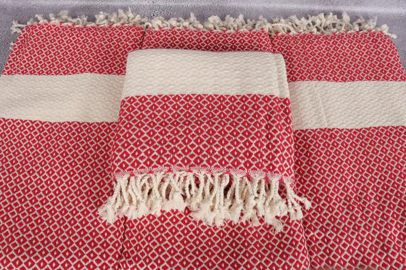 Personalized Turkish Beach Towel, Custom Gift, Absorbent towel, Travel Towel, Gift Boxes Towel, 70x40 Cotton Geometric Towel, Bridesmaid Gift - 4