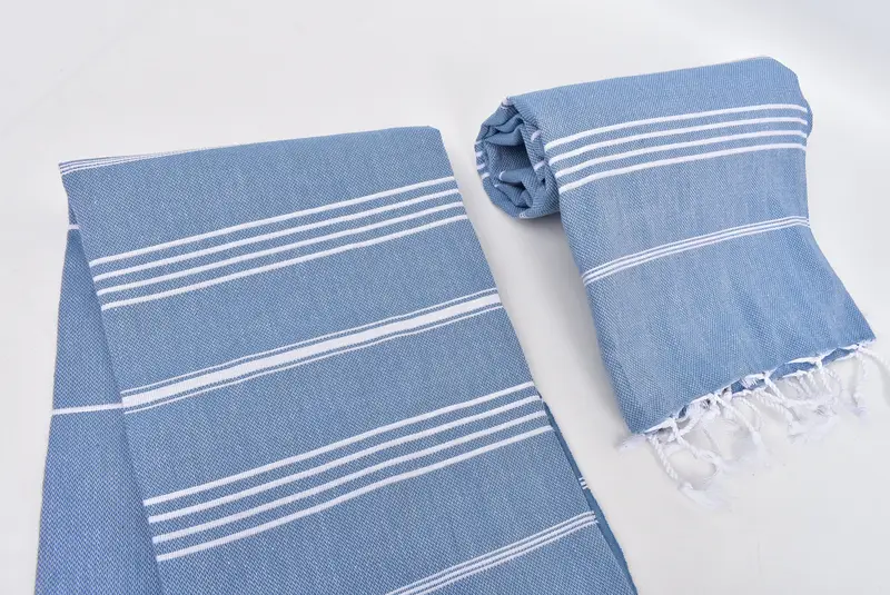 Bachelorette Party Gift, Monogram Turkish Towel, Bridesmaid Gift Towel, Scarf Towel, 70x40 Cotton Striped Towel, Turkish Beach Towel Bulk, Peshtemal - 7