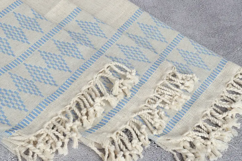 Gifts For Him, Monogrammed Hand Towel, Kitchen Towel, Personalized Kitchen Towel, Valentines Day Gift For Him, 40x20 Linen Kilim Design Towel - 5