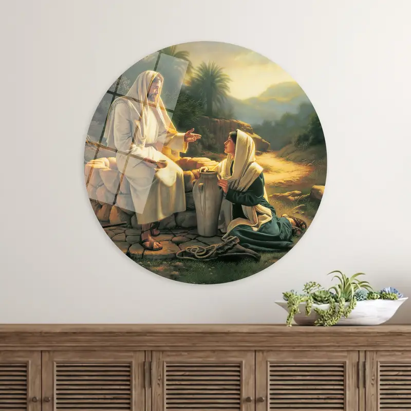 Sacred Serenity: Printed Canvas Inspired by Lord Jesus