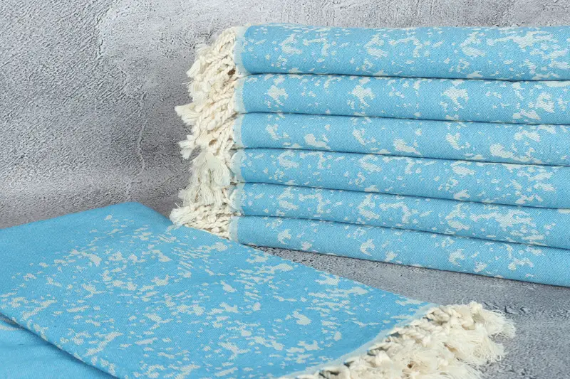 Luxury Beach Towel, Custom Wedding Gifts, 70x40 Cotton Carretta Patterned Towel, Lightweight Turkish towel, Personalized Gift For Her, Turkish towel - 3