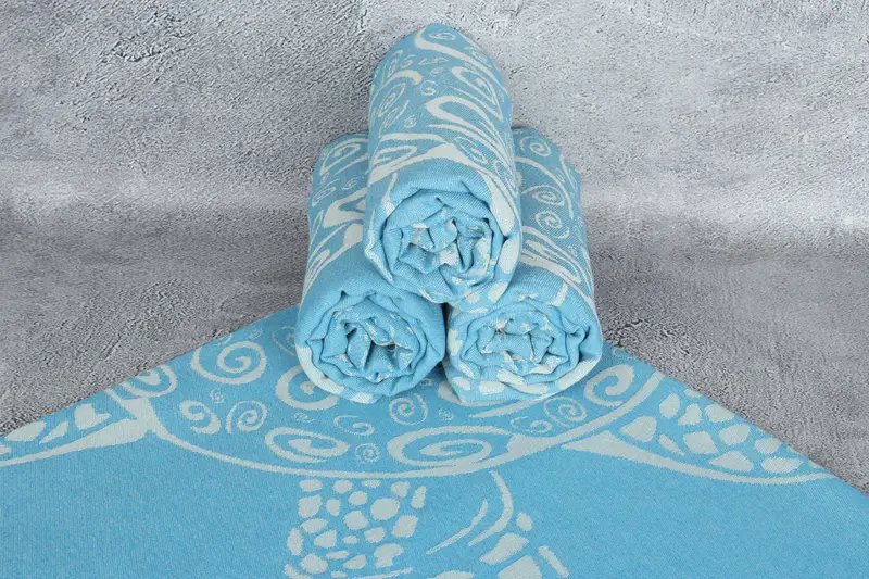 Luxury Beach Towel, Custom Wedding Gifts, 70x40 Cotton Carretta Patterned Towel, Lightweight Turkish towel, Personalized Gift For Her, Turkish towel - 8