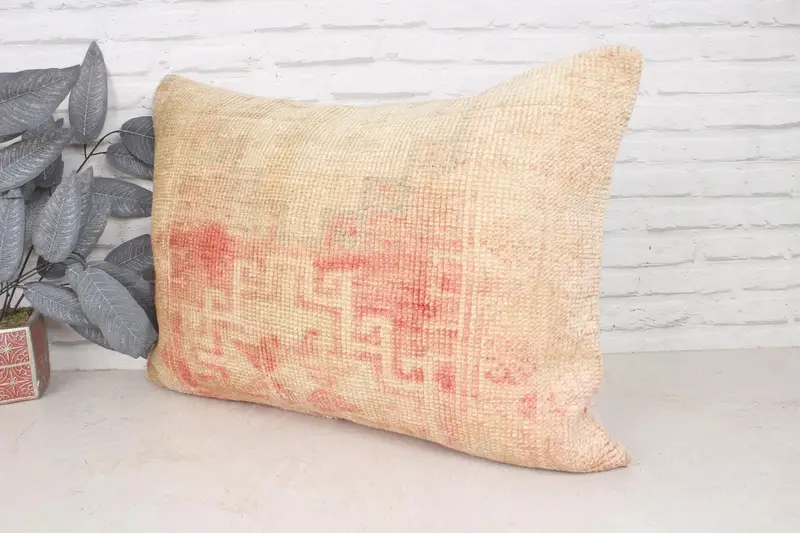 Gift Pillow, Turkish Pillow, 20x28 Pink Pillow Cover, Pillow for Couch, Living Room Throw Pillow Case, Cushion Cover, Accent Throw Cushion Case - 4