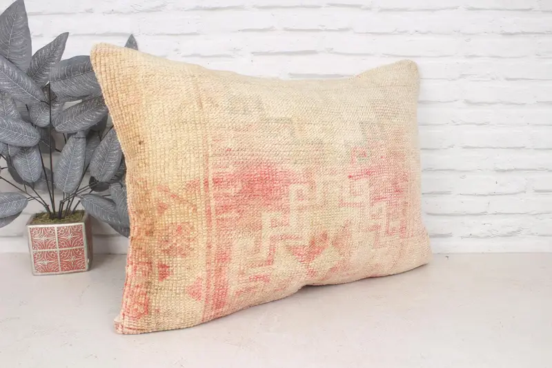 Gift Pillow, Turkish Pillow, 20x28 Pink Pillow Cover, Pillow for Couch, Living Room Throw Pillow Case, Cushion Cover, Accent Throw Cushion Case - 3