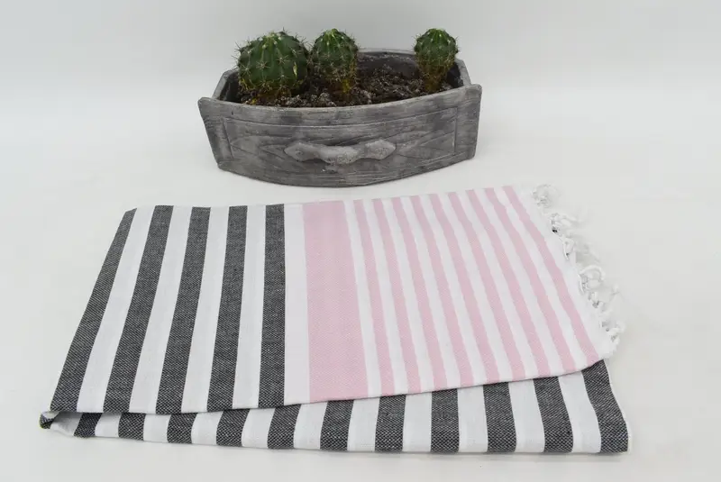 Handmade Gift, 68x36 Cotton Striped Towel, Gifts For Him, Bachelor Party Favors, Spa Towel, Personalized Turkish Towel, Personalized Beach Towel - 8