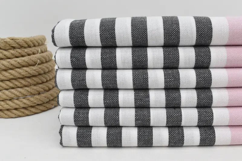 Handmade Gift, 68x36 Cotton Striped Towel, Gifts For Him, Bachelor Party Favors, Spa Towel, Personalized Turkish Towel, Personalized Beach Towel - 2