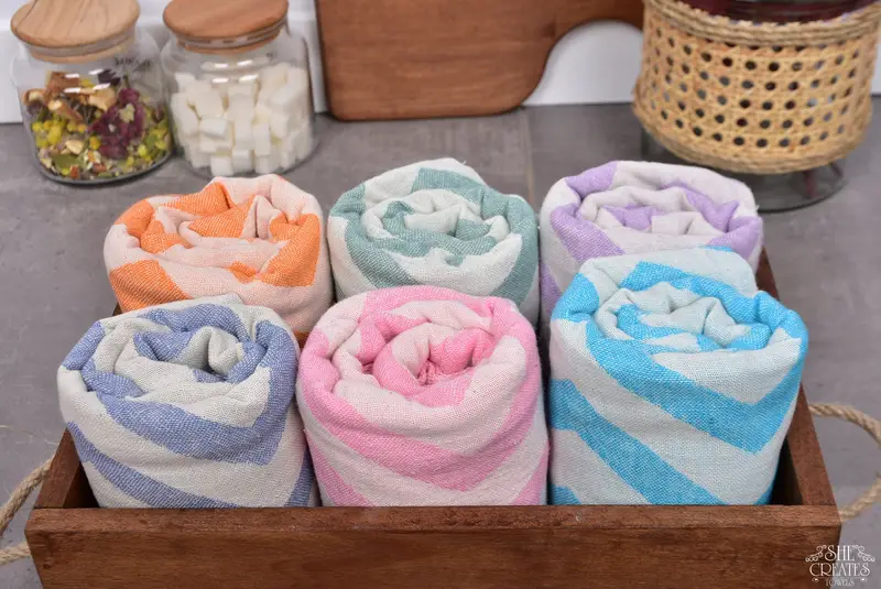 40x24 Cotton Zigzag Design Towel, Towel With Name, Guest Towel, Turkish Tea Towel, Christmas Gift, Bathroom Towels, Small Bath Towels, Gift For Him - 3