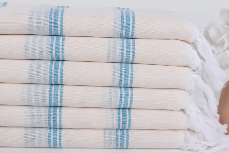 Custom Gift, Beach Towel Bulk, Luxury Beach Towel, Unique Gift, 70x40 Cotton Striped Towel, Cotton towel, Lightweight Turkish towel for beach - 3