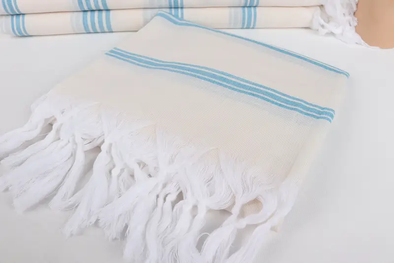 Custom Gift, Beach Towel Bulk, Luxury Beach Towel, Unique Gift, 70x40 Cotton Striped Towel, Cotton towel, Lightweight Turkish towel for beach - 5