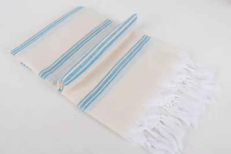 Custom Gift, Beach Towel Bulk, Luxury Beach Towel, Unique Gift, 70x40 Cotton Striped Towel, Cotton towel, Lightweight Turkish towel for beach - 6