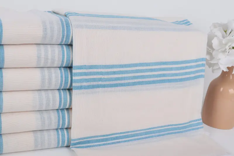 Custom Gift, Beach Towel Bulk, Luxury Beach Towel, Unique Gift, 70x40 Cotton Striped Towel, Cotton towel, Lightweight Turkish towel for beach - 2