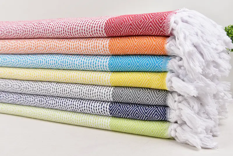 Özel el havlu, monogramlı el havlu, eve taşınma hediyesi, banyo havlu, 40x18 pamuklu elmas havlu, monogram çay havlu, onun için hediye - 3