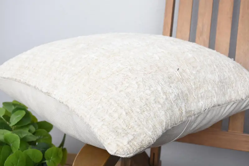 Boho Pillow Sham Cover, Floor Pillow Cover, Bohemian Cushion Cushion Cover, Kilim Pillow, Pillow Cover, Home Decor Pillow, 18x18 Beige Pillow Cover - 6