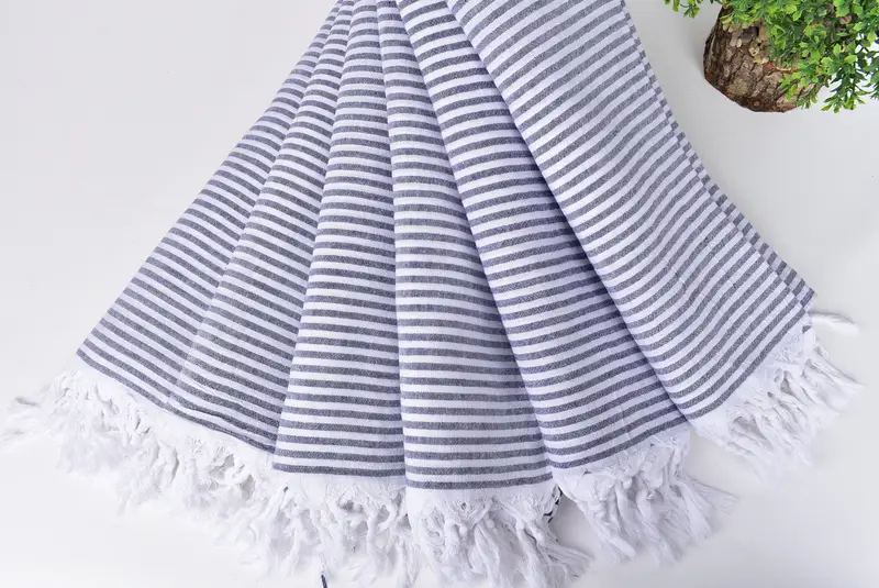 68x36 Cotton Striped Towel, Large Turkish Towel, Spa Gift, Personalized Beach Towel, Home Decor Gifts, Turkish Towel Bulk, Gym Towel, Holiday Towel - 4