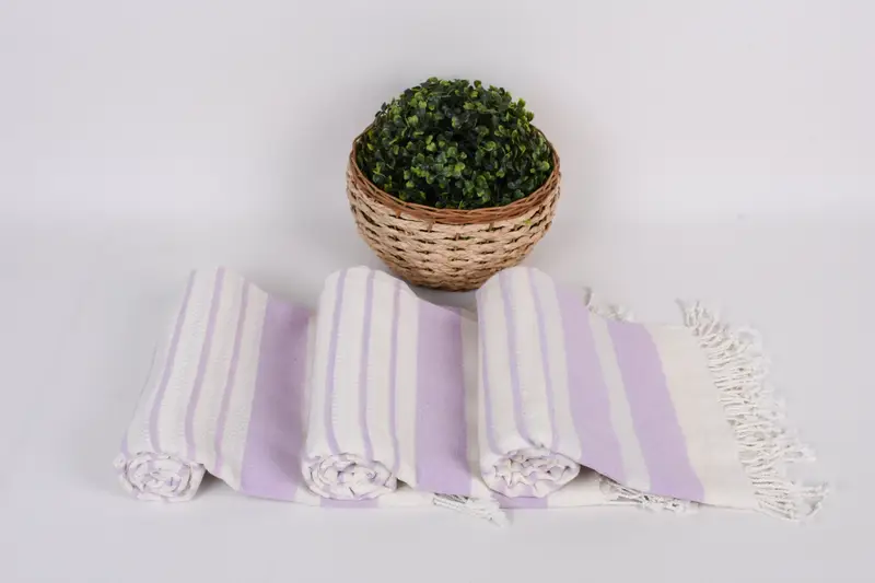 Absorbent Turkish towel, Wedding Gift For Bride, Wedding Towel, Bridesmaid Gifts, Bachelor Bachelorette Party Favors, 70x40 Cotton Striped Towel - 8