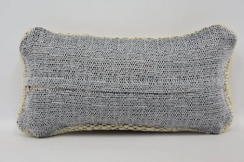 Vintage Kilim Throw Pillow, Pillow Case, Kilim Rug Pillow Sham, 8x16 Beige Cushion Case, Pillow for Couch, Neutral Pillow Cover, Kilim Pillow Cover - 6