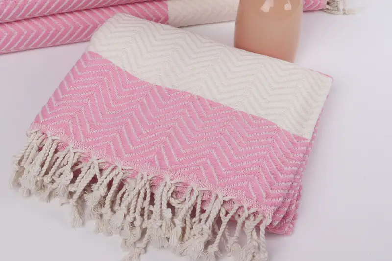 Sand-free towel, 70x40 Cotton Zig zag Towel, Girls Weekend Getaways Gifts, Yoga Towel, Personalized Wedding Gift, Wedding Shower Gift, Luxury towel - 5