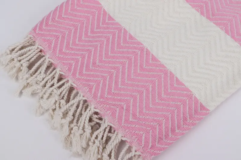 Sand-free towel, 70x40 Cotton Zig zag Towel, Girls Weekend Getaways Gifts, Yoga Towel, Personalized Wedding Gift, Wedding Shower Gift, Luxury towel - 7