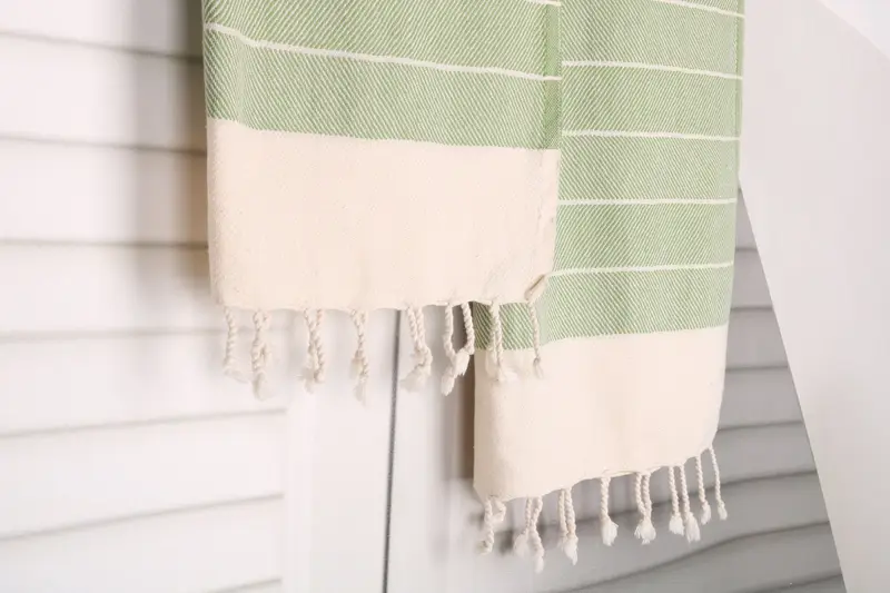 Best Friend Wedding Gift, Personalized Gifts, House Warming Gift, Personalized Hand Towel, 36x16 Cotton Striped Towel, Bathroom Towels, Spa Towel - 8