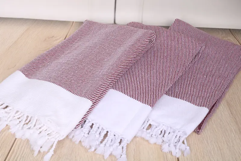 70x40 Cotton Chevron Towel, Welcome Wedding Gift, Lightweight Turkish towel, Bachelorette Party Gifts, Bridesmaid Gift, Scarf Towel, Travel Towel - 6