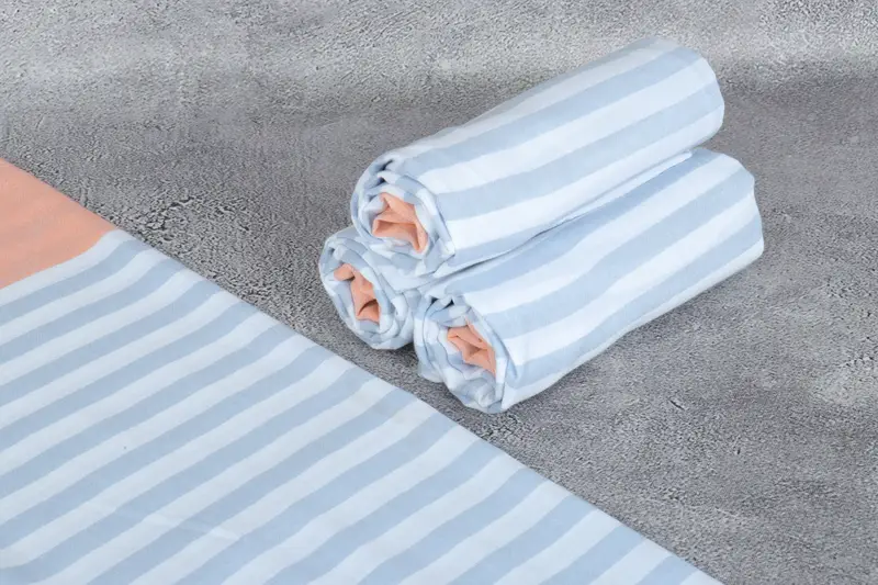 Peshtemal Towel, Family Gift, Absorbent Turkish towel, Turkish Towel USA, Quick-dry peshtemal, Custom Bath Towel, 70x36 Cotton Striped Towel - 8