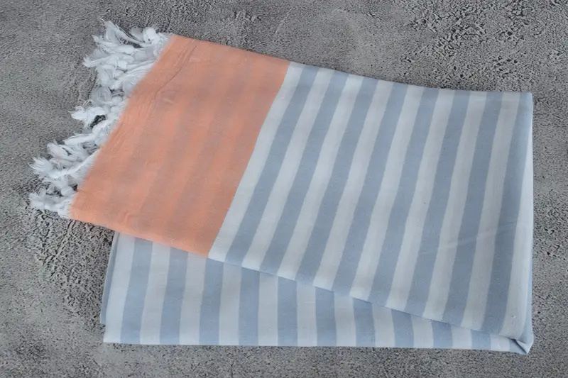 Peshtemal Towel, Family Gift, Absorbent Turkish towel, Turkish Towel USA, Quick-dry peshtemal, Custom Bath Towel, 70x36 Cotton Striped Towel - 6