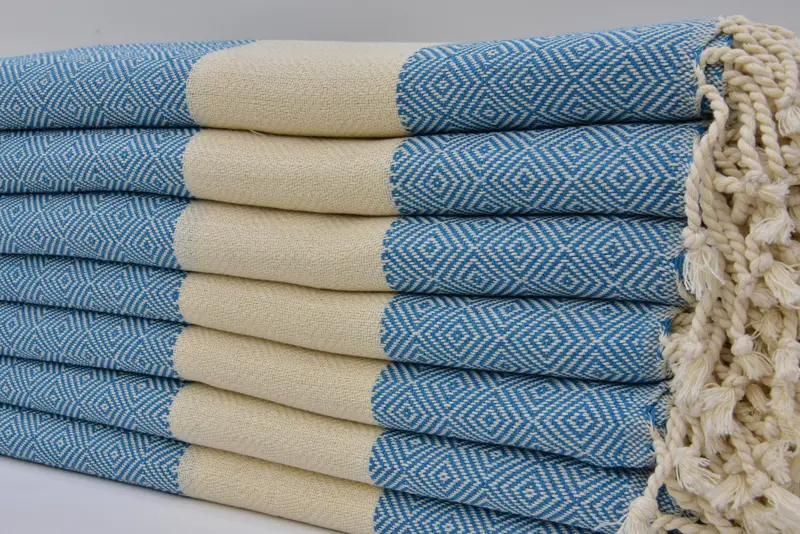 Monogram Tea Towel, Custom Hand Towel, Beach Theme Wedding Gift, Gym Towel, 40x20 Cotton Diamond Towel, Bathroom Towels, Personalized Kitchen Towel - 3