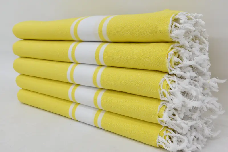Monogramlı plaj havlusu, onun için hediye, bridemaids plaj havlusu, büyük Türk havlu, 70x40 pamuklu çizgili havlu, Cadılar Bayramı hediyeleri, yaz havlu - 1