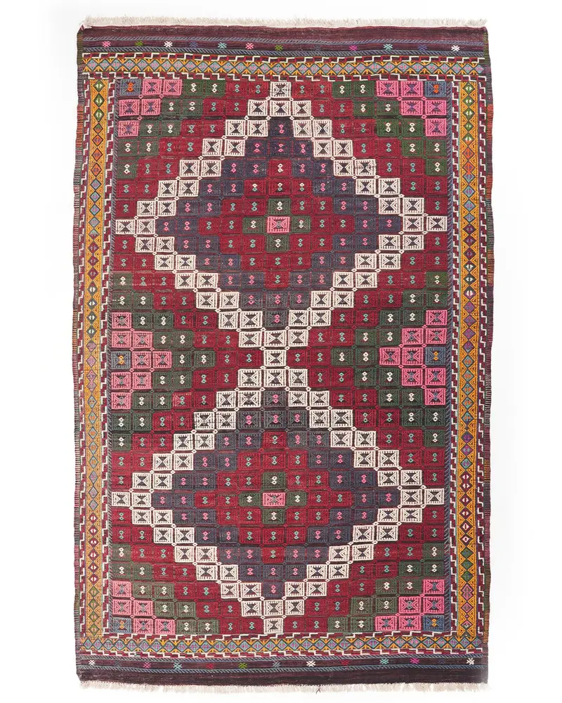 Zarif Beyaz Halı, 6,4x10,4 ft Modern Konfor