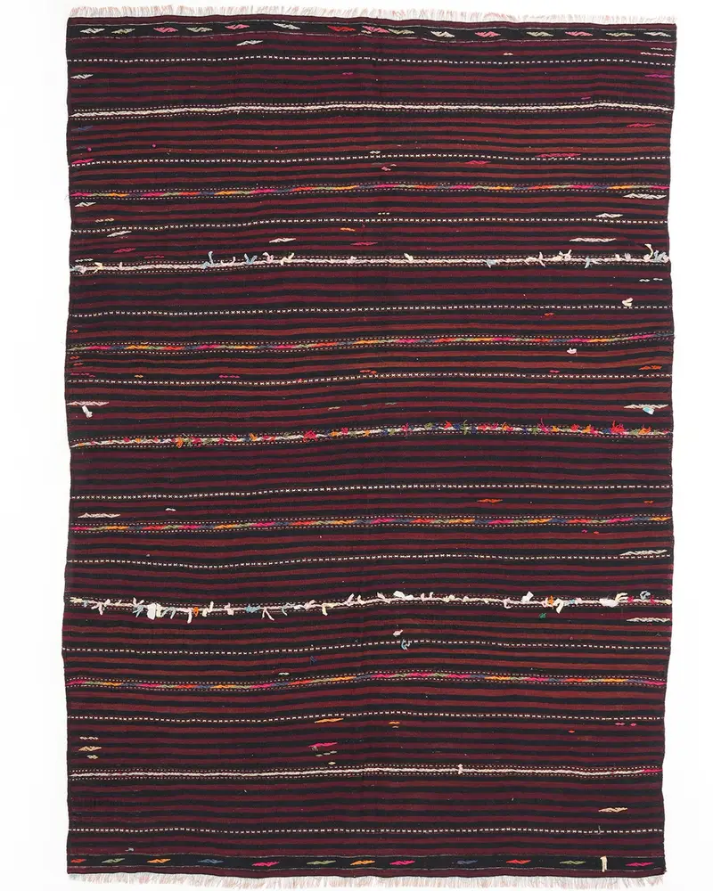 Kırmızı Halı, 5,5x7,4 ft Zarif Konfor