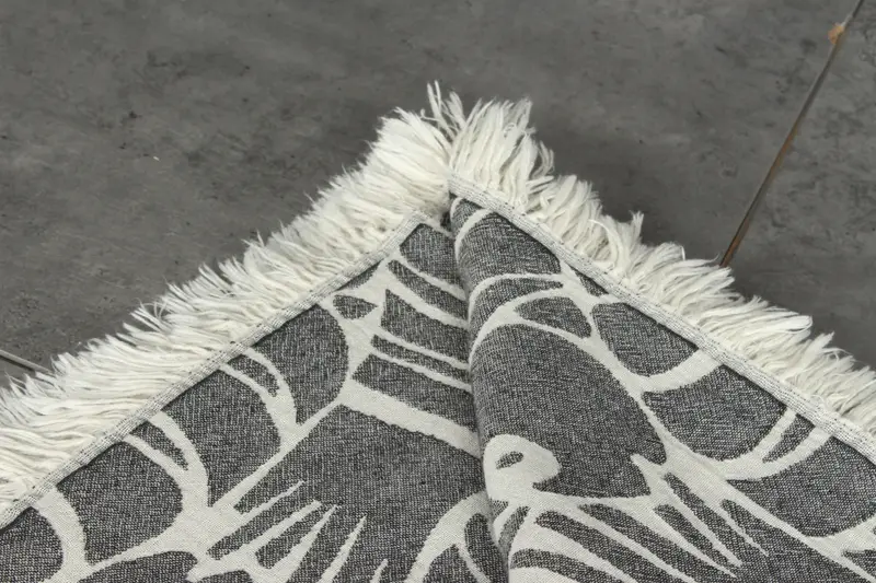 70x60 Cotton Fish Design Towel, Bachelorette Party Favors, Bohemian Bedspread, Organic Throw, Turkish Cotton Blanket, Decorative Blanket, Tablecloth - 5
