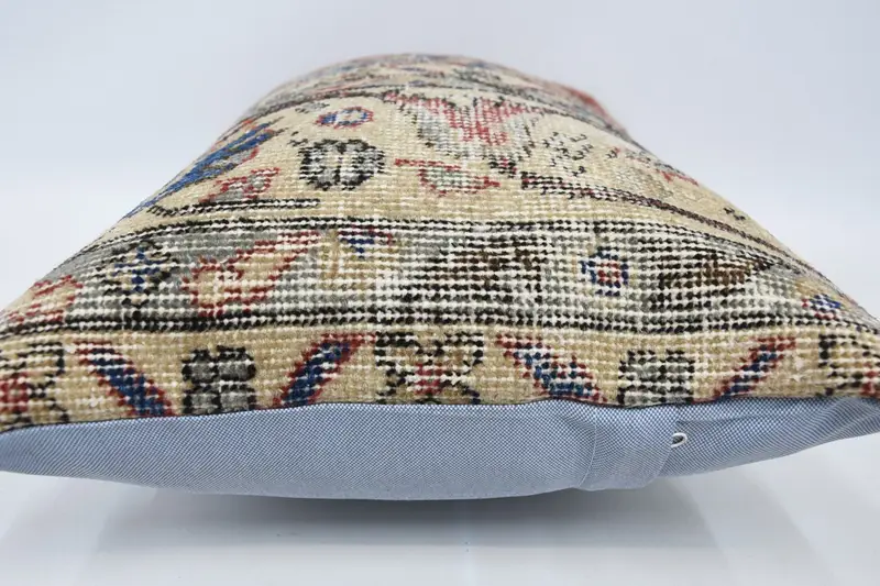 Pillow for Couch, Pillow Sham, Couch Pillow Cover, Accent Throw Pillow, Pillow for Sofa, 16x24 Red Cushion Case, Handmade Kilim Cushion - 5