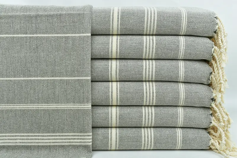 Özel çay havlu, 38x24 pamuklu çizgili havlu, bekar havlu, bekarlık havlu, düğün iyilikleri, düğün hediyesi, Türk çay havlu, seyahat havlu - 1