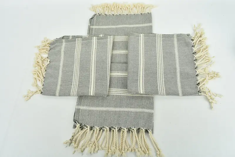 Özel çay havlu, 38x24 pamuklu çizgili havlu, bekar havlu, bekarlık havlu, düğün iyilikleri, düğün hediyesi, Türk çay havlu, seyahat havlu - 6