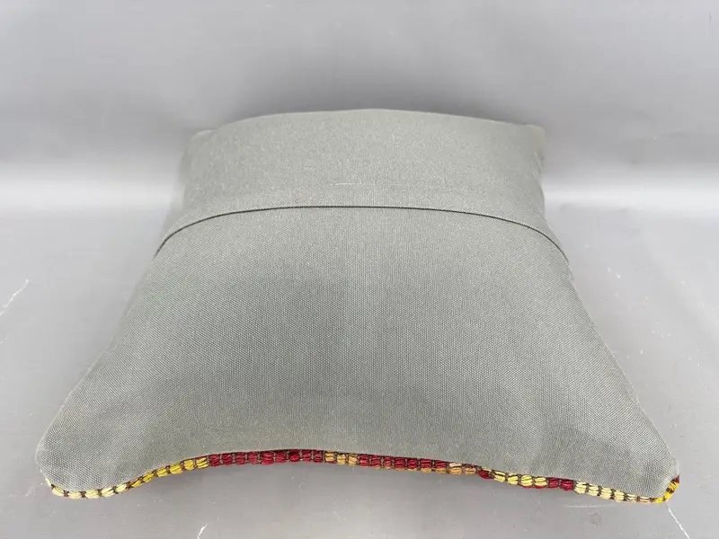 Kilim Pillow Cover, Hippie Throw Cushion Cover, 20x20 Red Pillow Cover, Kilim Pillow, Home Decor Pillow, Bolster Cushion Case, Pillow - 7