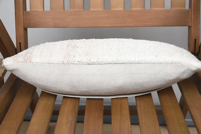 Bohemian Cushion Pillow, Ethnical Kilim Rug Pillow, Antique Pillows, Interior Designer Pillow, Cotton Cushion Cover, 8x16 Beige Cushion, Cushion - 5