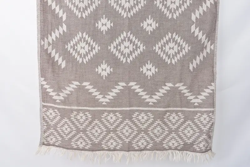 40x18 Cotton Kilim Towel, Holiday Towel, Wedding Gift For Bride, Monogram Turkish Bath Towel, Turkish Hand Towel, Turkish Tea Towel, Wedding Gift - 8