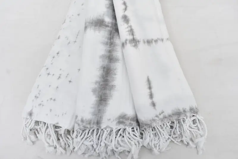 Custom Towel, Organic Turkish towel, 64x38 Cotton Batik Towel, Handmade Gift, Bridesmaid Favors, Eco-friendly Turkish towel for home and travel - 3