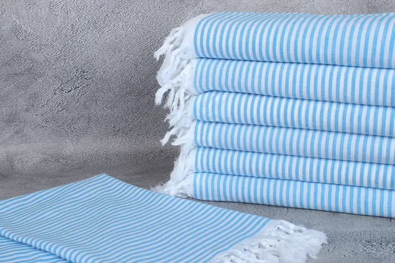 68x36 Cotton Striped Towel, Bulk Order Towel, Best Friend Gift, Unique Gift, Large Beach Towel Personalized, Travel towel, Peshtemal Towel - 2